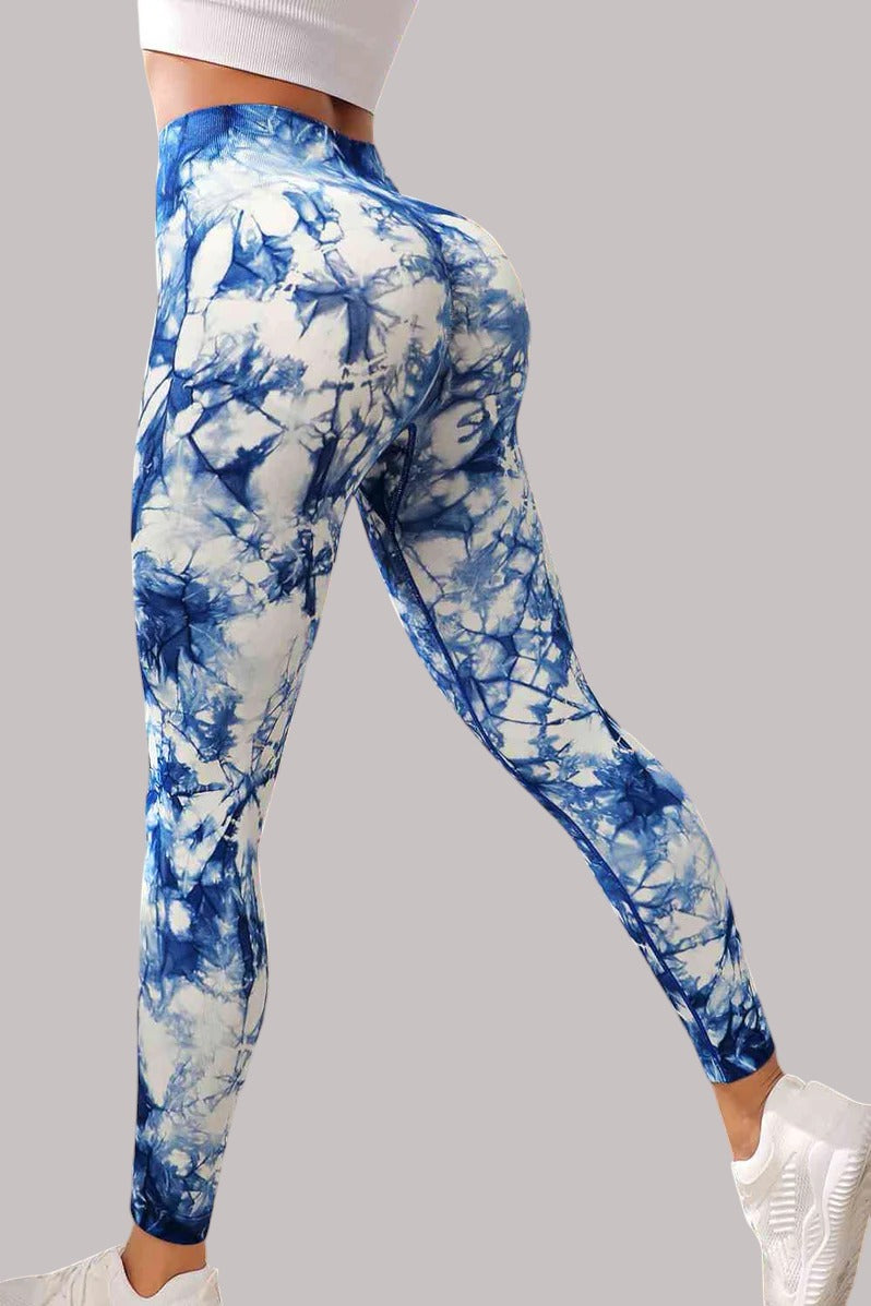 Tie-Dye High Waist Sports Leggings