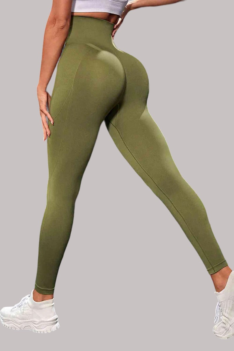 Wide Waistband Sports Leggings