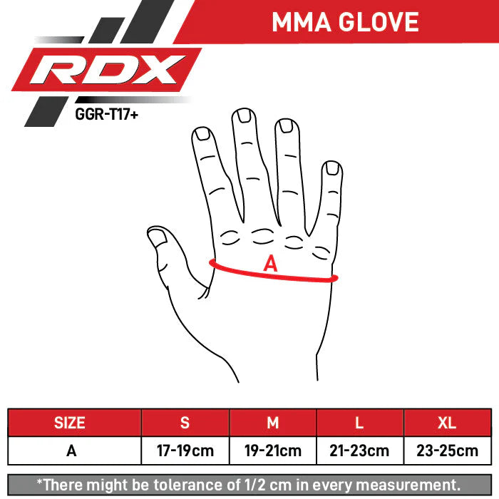RDX GRAPPLING GLOVES AURA PLUS T-17