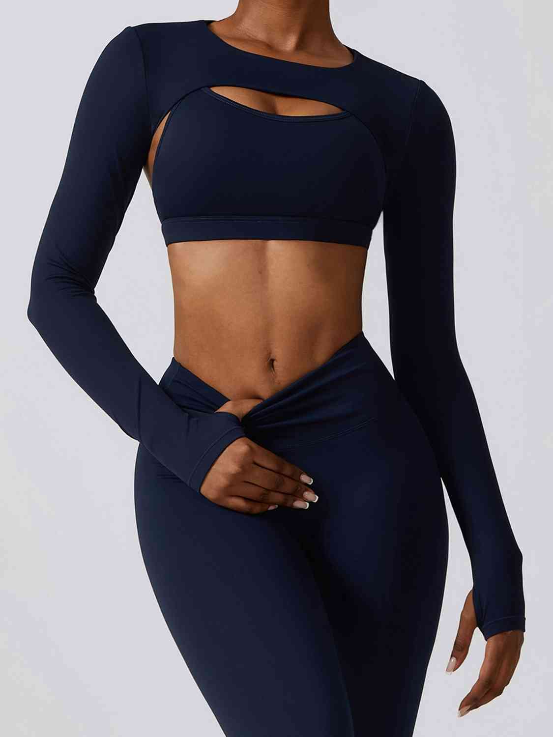  Long Sleeve Sports Top