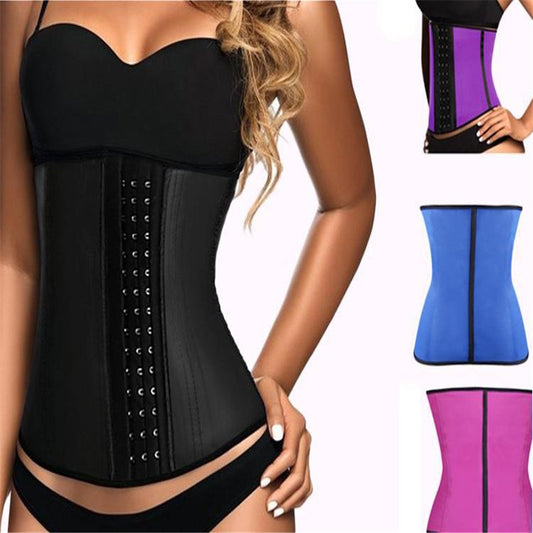 Steel Bone Latex Waist Trainer Shapewear Slimming Belt Waist Cincher Body Shaper Girdle Workout Tummy Control Corset For Women