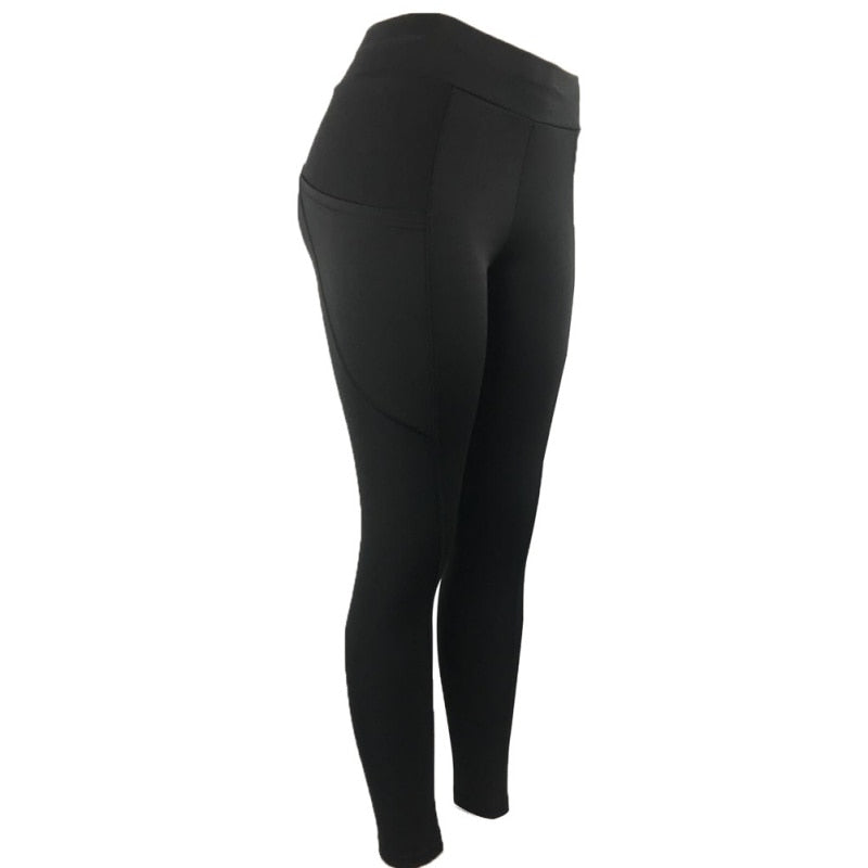 High Waist Leggings Push Up Fitness Leggings with Phone Pocket