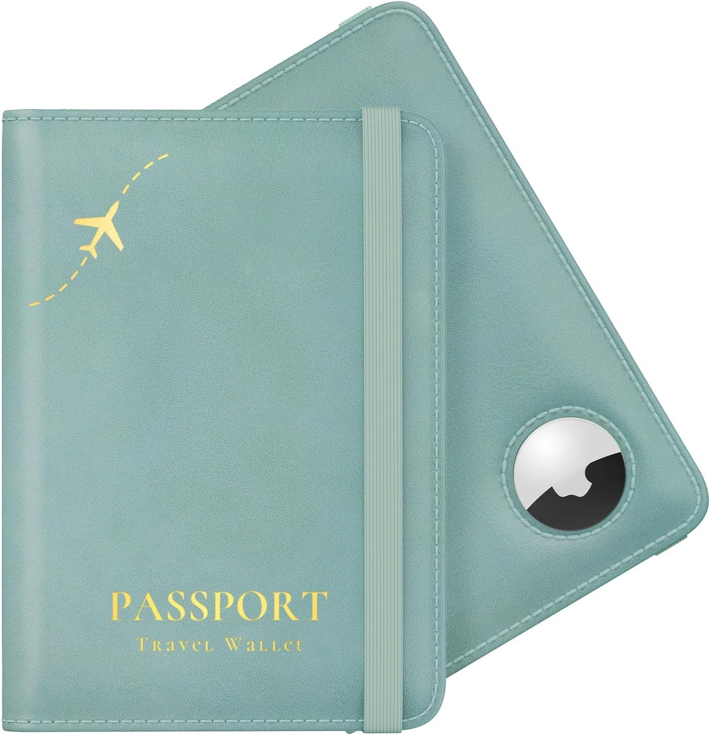 Airtag Passport Holder – Slim RFID Travel Wallet