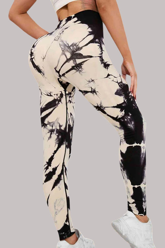 Tie-Dye High Waist Sports Leggings