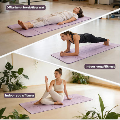 Foldable Yoga Mat Thick Non-Slip Exercise Mat