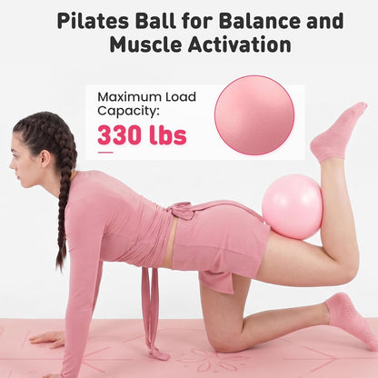 Pilates Kit, Complete Home Pilates Equipment Set with Bar Kit