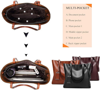 Women Top Handle Satchel Handbags Shoulder Bag Tote Bag Purse