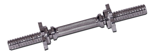 Chrome 14″ Spin-Lock Dumbbell Handle w/ Spin-Lock Collars
