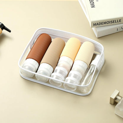 16 Pack Travel Bottles Set, TSA Approved Leak Proof Silicone Squeezable Containers for Toiletries, Refillable Travel Accessories for Conditioner, Shampoo, Lotion & Body Wash Accessories