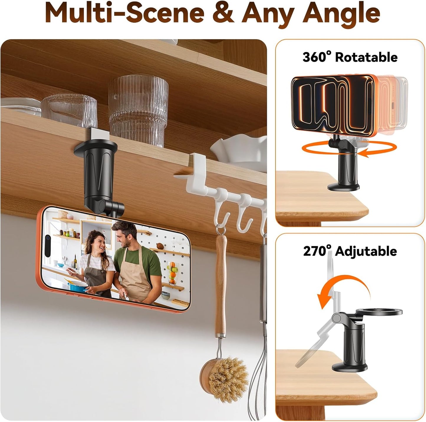 Airplane Phone Holder, for Magsafe Airplane Gadgets Phone Mount