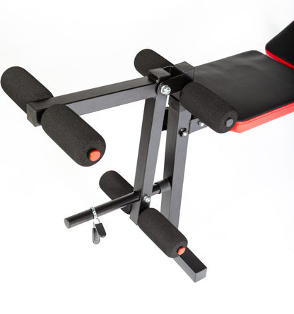 YORK Aspire 120 Flat to Incline/Folding Bench with Leg Curl