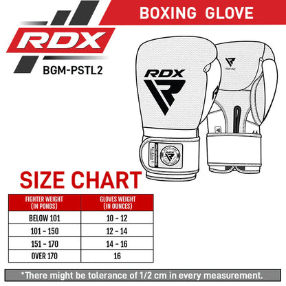 RDX L2 Mark Pro Sparring Boxing Gloves Hook and loop Black / Golden