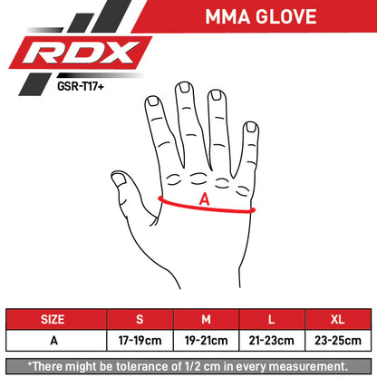 RDX GRAPPLING GLOVES SHOOTER AURA PLUS T-17