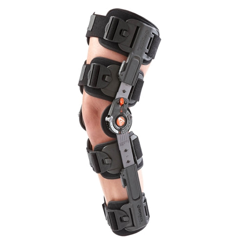 Breg Knee Brace T Scope Premier Post-Op One Size Fits Most Up to 30-1/2 Inch Thigh Circumference 17 to 27 Inch Length Left or Right Knee, 1/EA