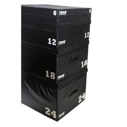 TROY T-PLYO-PAC Soft Foam Stackable Plyo Box Set