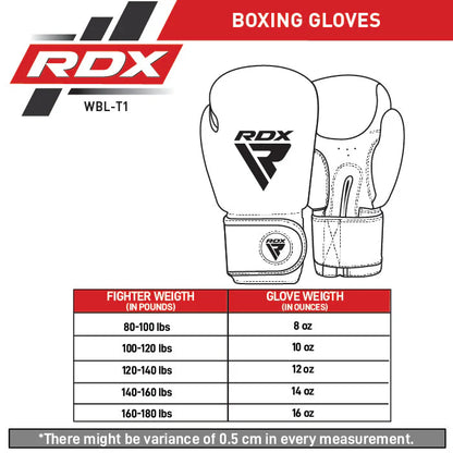 RDX T1 WAKO Boxing Gloves Red