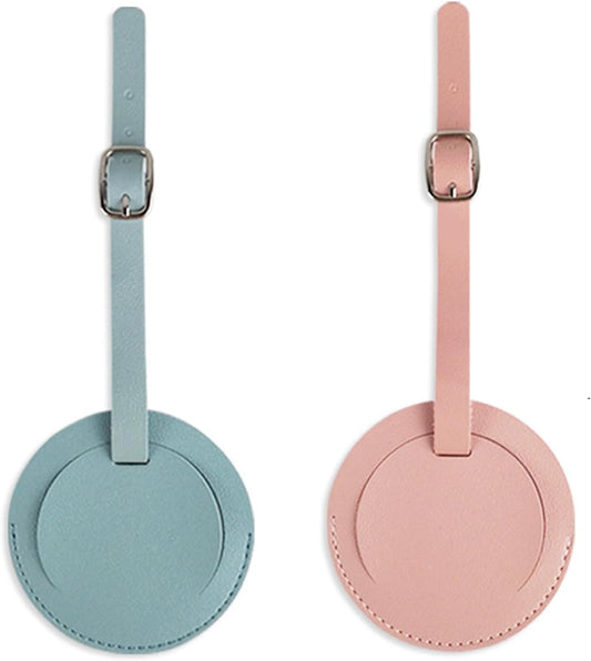 Leather Luggage Tags for Cruise Ships Suitcases,Travel Bag Tags for Luggage