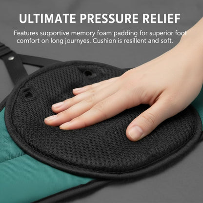 Airplane Footrest Hammock, Adjustable Travel Foot Rest with Storage Bag