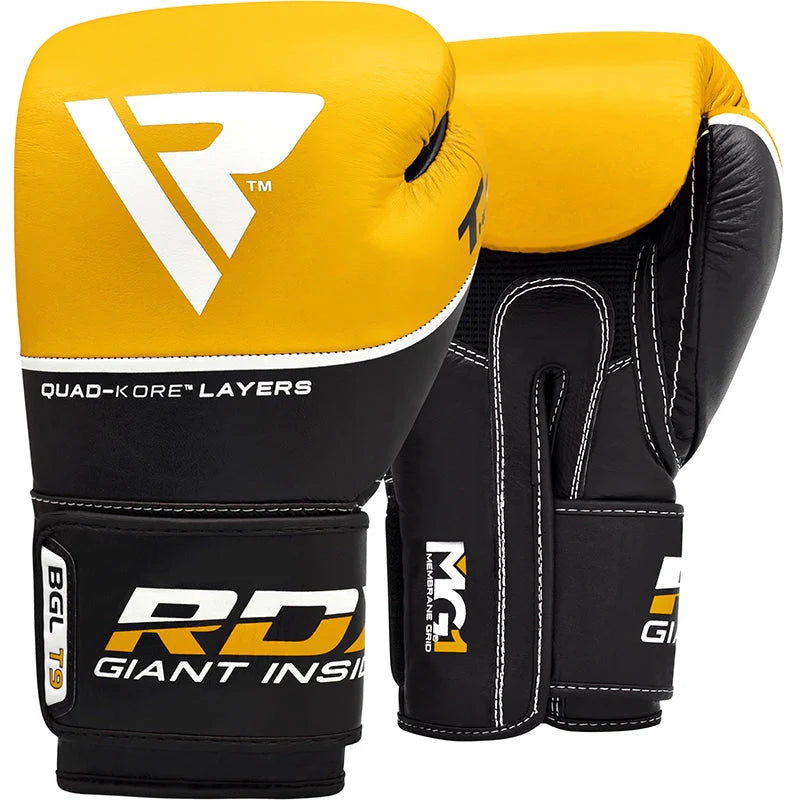 RDX T9 Ace Leather Boxing Gloves