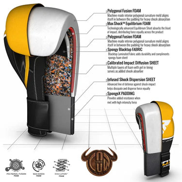 RDX T9 Ace Leather Boxing Gloves