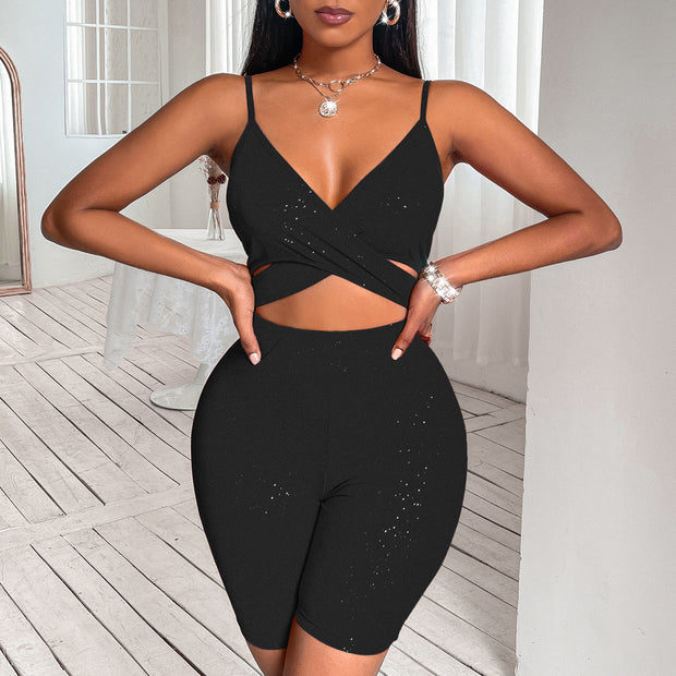 Women's Fashion Yoga Sling Body Shorts