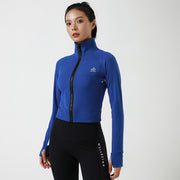 Stand-up Collar Workout Clothes Jacket Long-sleeved Quick-drying Yoga Exercise