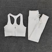 Solid Color Ladies Fitness Short-sleeved Yoga Suit