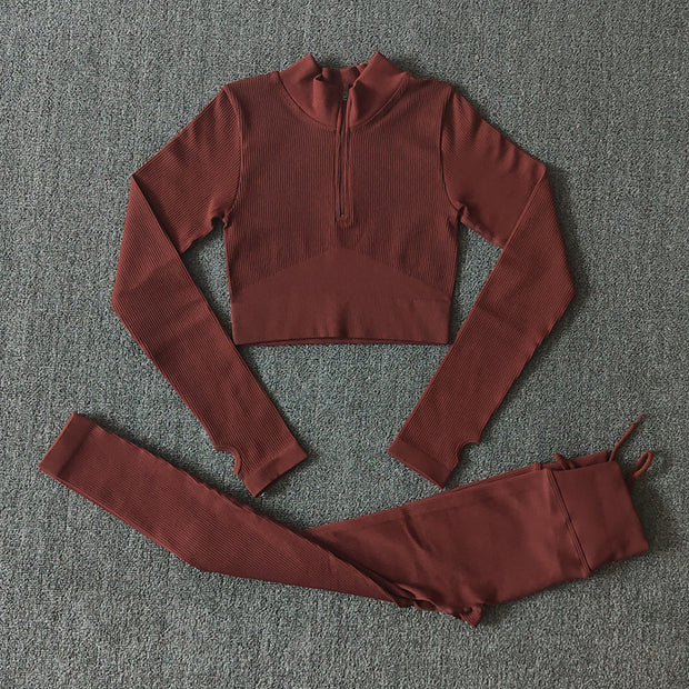 Short-sleeved Shorts, Bra, Yoga Wear, Fitness Pants Suit