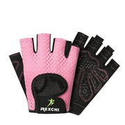 Cycling Butterfly Mesh Breathable Thin Fitness Half-finger Gloves