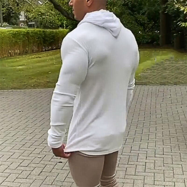 Pullover Fitness Hooded Training Bottoming Shirt