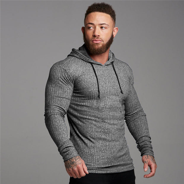 Pullover Fitness Hooded Training Bottoming Shirt