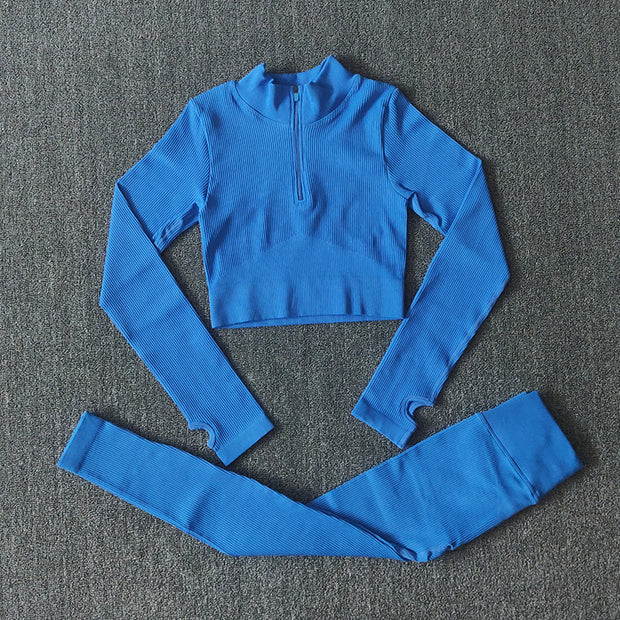 Short-sleeved Shorts, Bra, Yoga Wear, Fitness Pants Suit