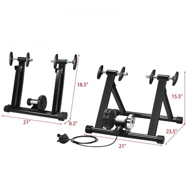 Indoor Fitness 8 Levels Adjustable Resistance Steel Bicycle Exercise Stand
