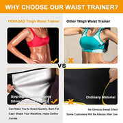 3 in 1 Waist Trimmers for Women Workout Sweat Waist Trainer Body Shaper