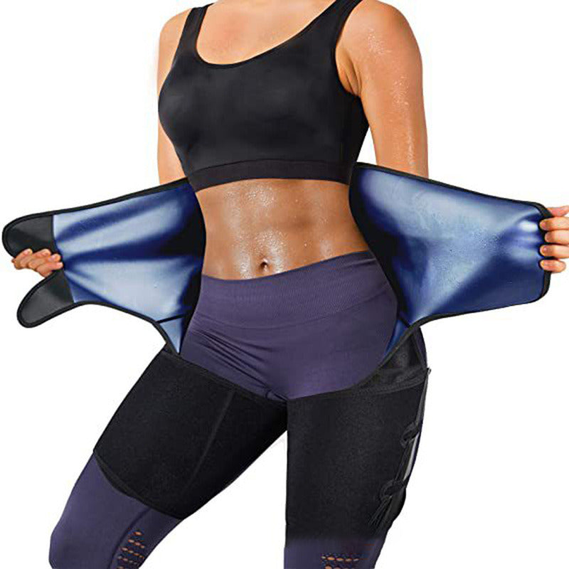 3 in 1 Waist Trimmers for Women Workout Sweat Waist Trainer Body Shaper