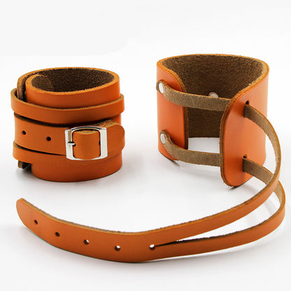 leather weightlifting wrist wraps