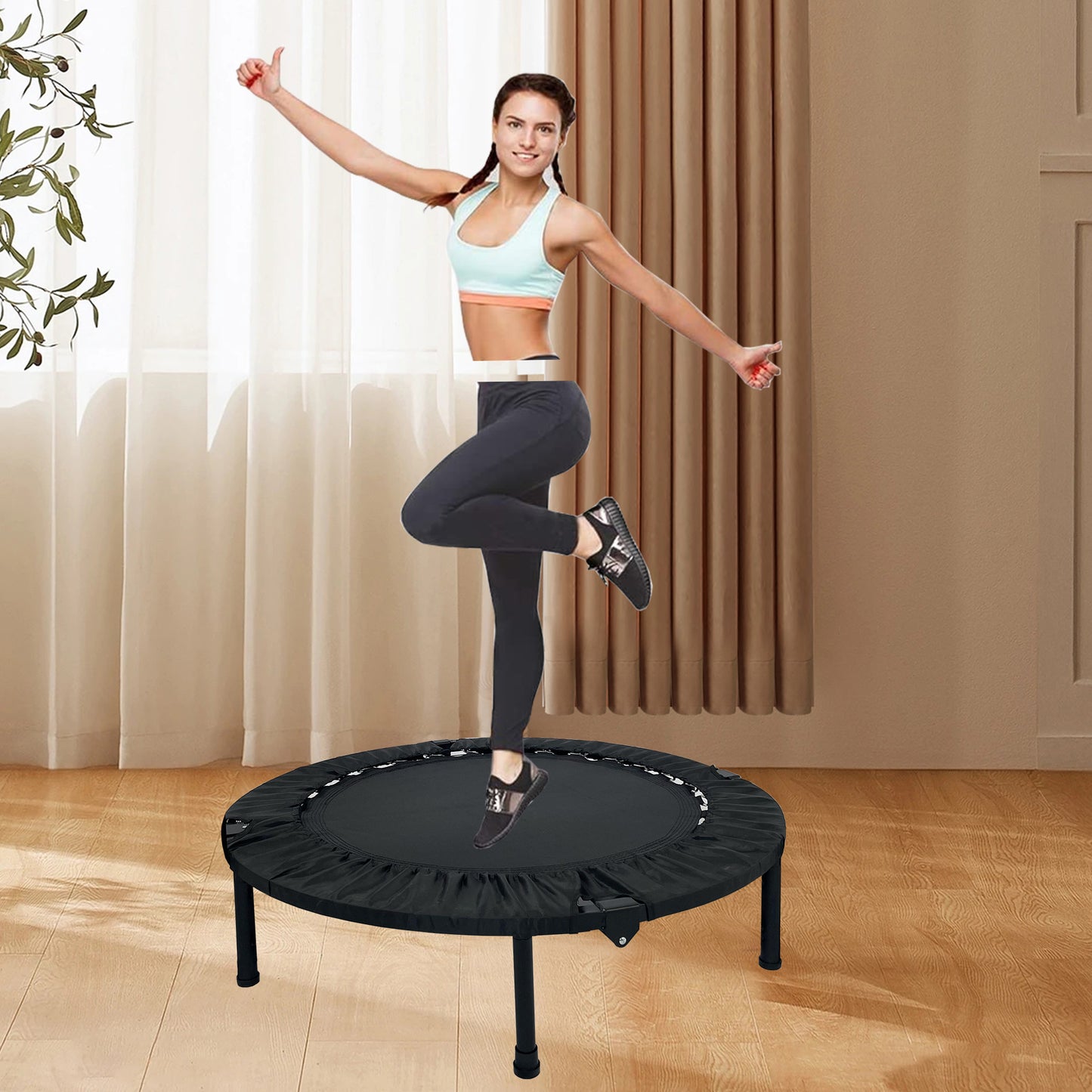 40-inch Mini Exercise Trampoline for Adults or Kids