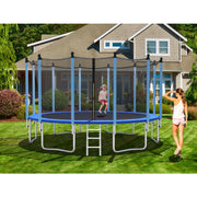 Outdoor Trampoline with Safety Closure Net
