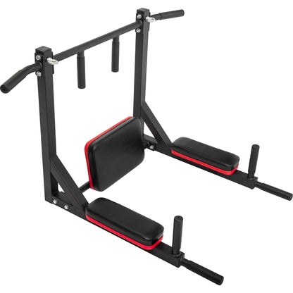 Wall Mounted Pull-Up Bar - Multi-Grip Chin-Up Bar Dip Stand Power Tower Set for Home Gym Strength Training Equipment