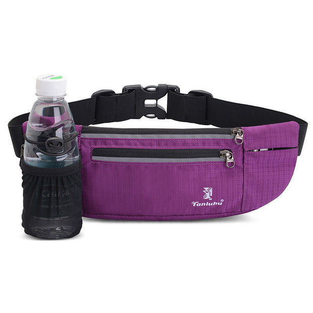 1pc Unisex Water Bottle Waist Bag; Multifunctional Elastic Phone Belt Bag; Fitness Training Equipment For Outdoor Sports Running