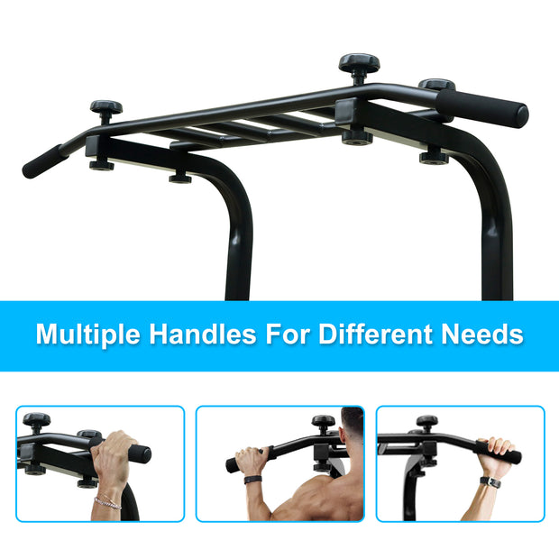 Power Tower Dip Station Pull Up Bar Exercise Tower for Home Gym Strength Training Workout Equipment