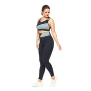 Summer Plus Size Women's Stitching Sports Fitness Yoga Clothes