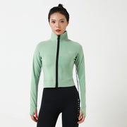 Stand-up Collar Workout Clothes Jacket Long-sleeved Quick-drying Yoga Exercise